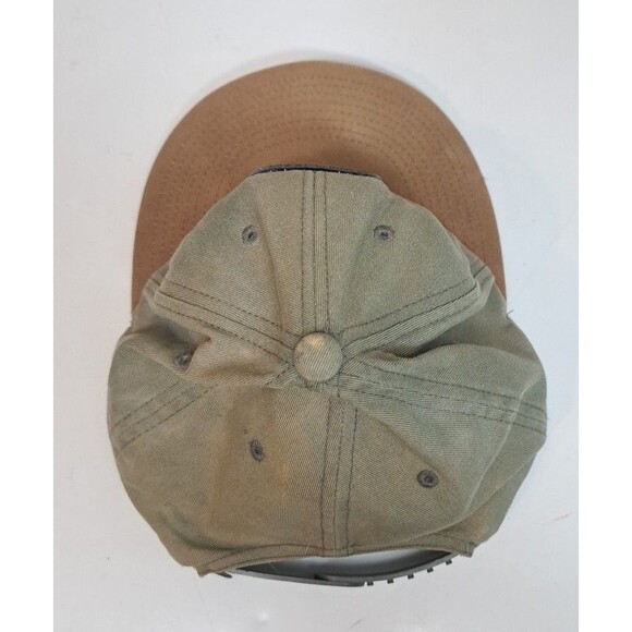 DC Shoe Co USA Snapback Hat Cap OSFM Green Brown Skateboard Flat Bill Unisex - Picture 5 of 8